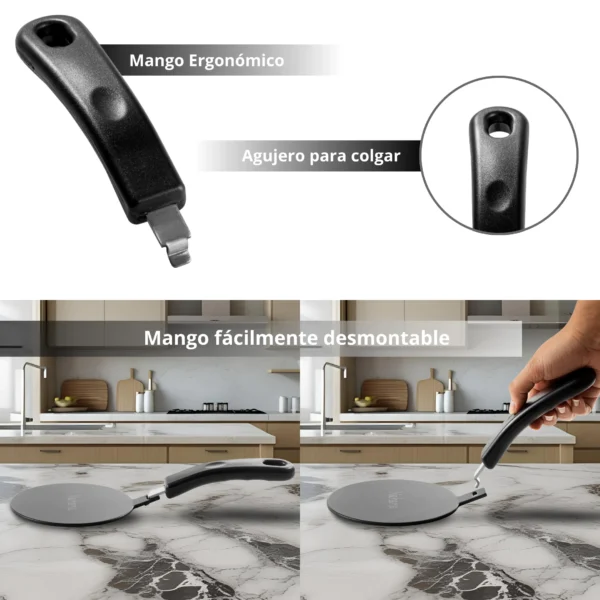 Adaptador Inducción Negro
