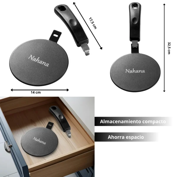 Adaptador Inducción Negro