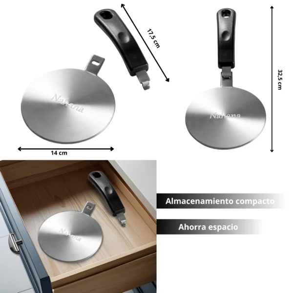 Adaptador Inducción Plata