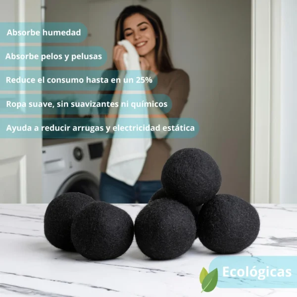 Bolas Lana Negras